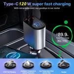 Load image into Gallery viewer, 4-in-1 Retractable Car Charger
