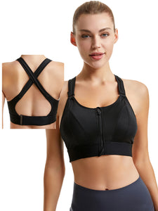 Shockproof Women's Sports Bra with Adjustable Straps