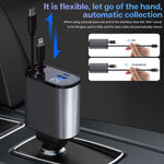 Load image into Gallery viewer, 4-in-1 Retractable Car Charger
